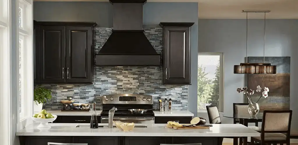 Kitchen cabinet painting and refinishing in a modern kitchen in Tuscaloosa, AL